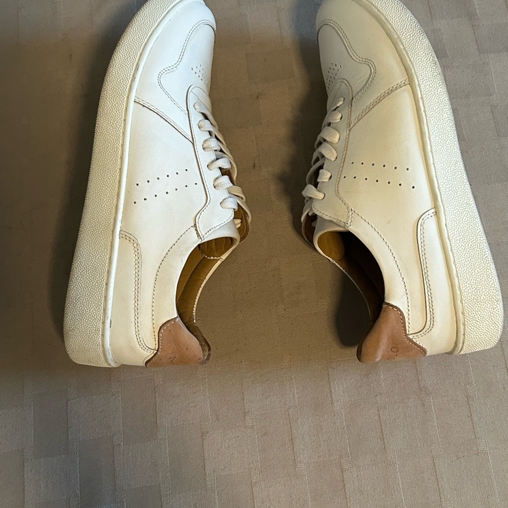 Nisolo Bria Go To Court Lace Up Leather Sneakers - Picture 8 of 13